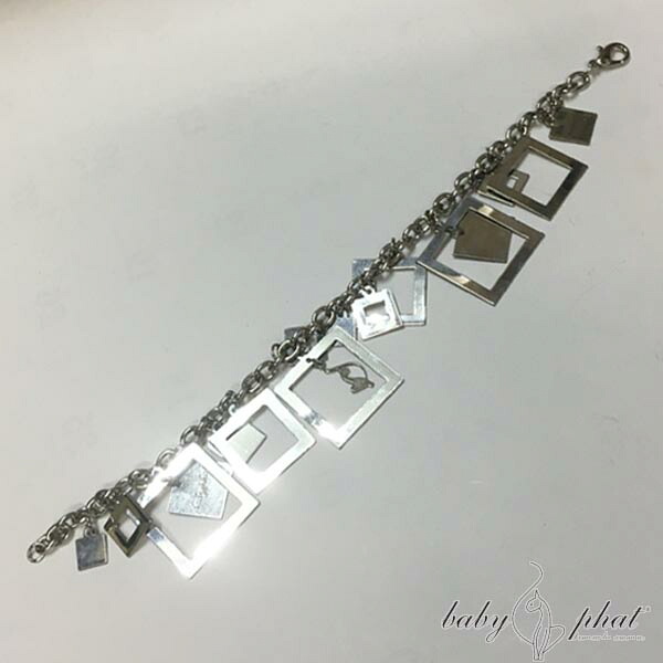 セール BABY PHAT ジュエリー レディース ブレスレット 008 シルバー プレーティング ベイビー ファット ストリート ヒップホップ アクセサリー HIPHOP B系 ブランド ミュージック アーティスト 着用｜NYST　セレクトショップ ニスト