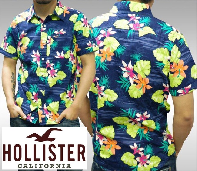 楽天市場 送料無料 セール 0種類の品揃え ホリスター メンズ 半袖 シャツ Hollister 花柄 アロハシャツ ネイビー ボタンシャツ インポート ブランド ファッション カジュアル Safari サファリ レオン オーシャンズ 雑誌 掲載 アメカジ ウェア サーフ