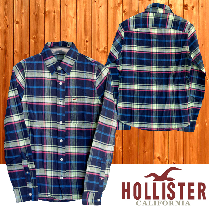 hollister plaid flannel shirt