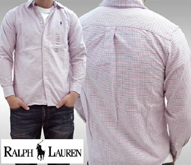 POLO RALPH LAUREN ポロ ラルフローレン BOYS ボーイズ 長袖 チェックシャツ MU RED ボタンシャツ シャツ ラルフ カジュアル アメカジ