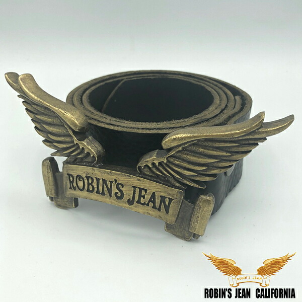 30%OFF 大売り出し ロビンズジーン 胴締め 05-03 ROBIN\u0027S JEAN メンズ レディース なめし革胴締め ビンテージ 黒いこと 舞台の袖 バックル ゴールド ロビンデニム safari はたご屋界面 デニム ブランド名 ROBINS ロビンズジーンズ
