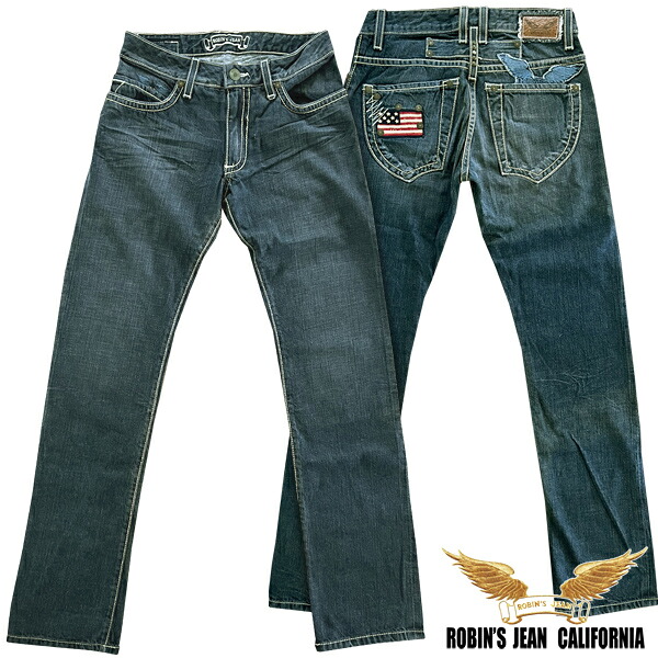 30%OFF セール 送料無料 ロビンズジーン メンズ デニム ローライズ スリム ストレート パンツ ROBIN'S JEAN AMERICAN VIN.DARK 170 セルビッチ 青耳 safari ハイブランド ジーンズ ブランド ロビンズジーンズ セレブ ロビンジーンズ｜NYST　セレクトショップ ニスト