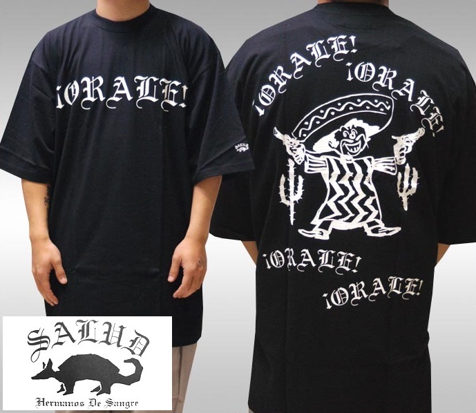 楽天市場 Salud サルー メンズ Tシャツ ブラック Orale 018 2 ストリート ローライダー チカーノ ファッション ウェアー La カジュアル スタイル ブランド ダックテイルズ シャネルズ ラッツ スター クールス Hiphop ヒップホップ B系 服 大きいサイズ セール 2l 2xl 3l