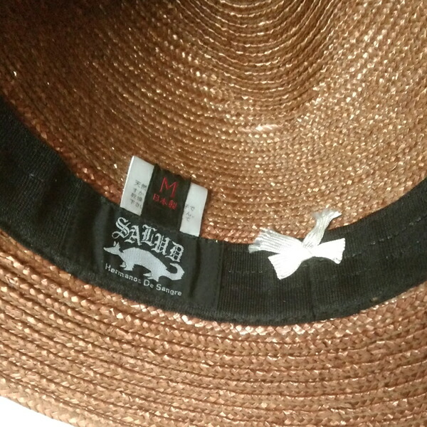 送料無料 Salud サルー メンズ レディース ストロー ハット ブラウン ブラウン グレー 天然草木 ストリート ローライダー チカーノ メキシカン メキシコ ファッション 帽子 Hat 麦わら カジュアル スタイル ブランド シャネルズ ラッツ スター ヒップホップ セール