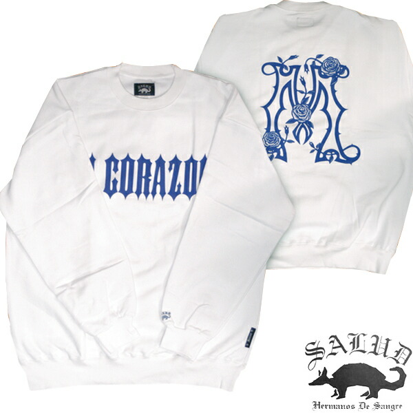 トップ スウェット トレーナー サルー Salud メンズ 4l 3xl 3l 2xl 2l セール 大きいサイズ 服 B系 ウェア ダンス ヒップホップ Hiphop ラッツ スター シャネルズ ダックテイルズ ブランド スタイル カジュアル ウェアー ファッション チカーノ ローライダー ストリート