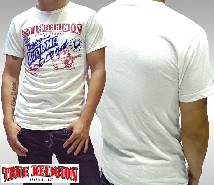 送料無料 セール トゥルーレリジョン Tシャツ メンズ TRUE RELIGION ホワイト 96 インポート 海外 セレブ 愛用 ハイブランド カジュアル プレミアム デニム ブランド アメカジ ストリート ウェア サーフ 正規 商品｜NYST　セレクトショップ ニスト