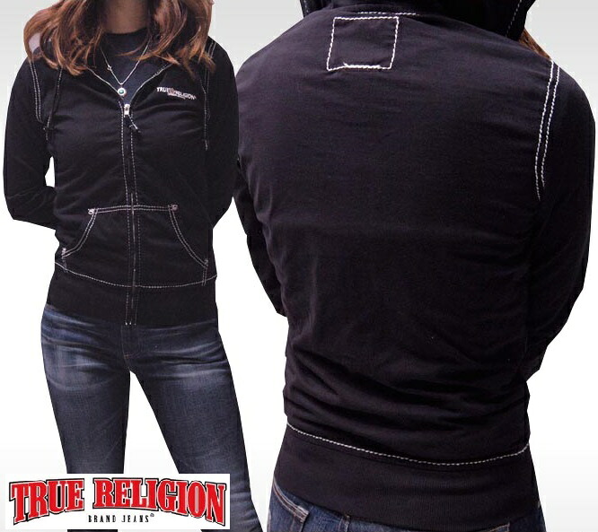 トゥルーレリジョン レディース パーカー  200類概念の品揃え  TRUE RELIGION ATHLETIC 黒いこと フーディー トップス プルオーバー はたご屋界面 着付ける ご機嫌ブランド名 セレカジ 心地好い 割り増し金 ブランド名 サーフ 大売り出し