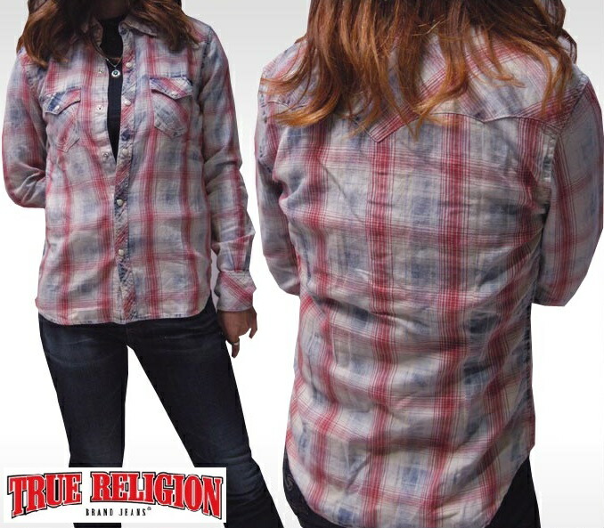 トゥルーレリジョン レディース シャツ 200種類の品揃え TRUE RELIGION SL JASPER ウエスタンシャツ トップス インポート セレブ 着用 ハイブランド セレカジ カジュアル プレミアム デニム ブランド サーフ セール