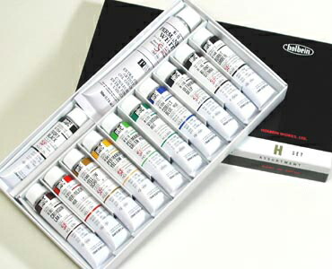 楽天市場】ホルベイン油絵具セット「DH」20mlチューブ18色+50ml