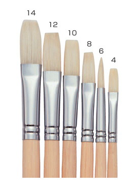 楽天市場】【お取り寄せ】ナムラ油彩画筆 SF 5本セット（平2・4