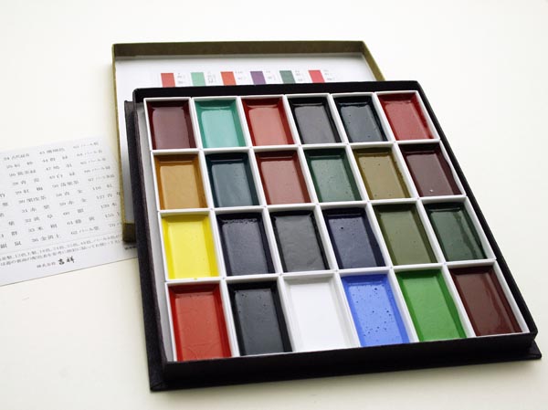 楽天市場】吉祥 顔彩 100色セット （名村大成堂オリジナル） : アーク