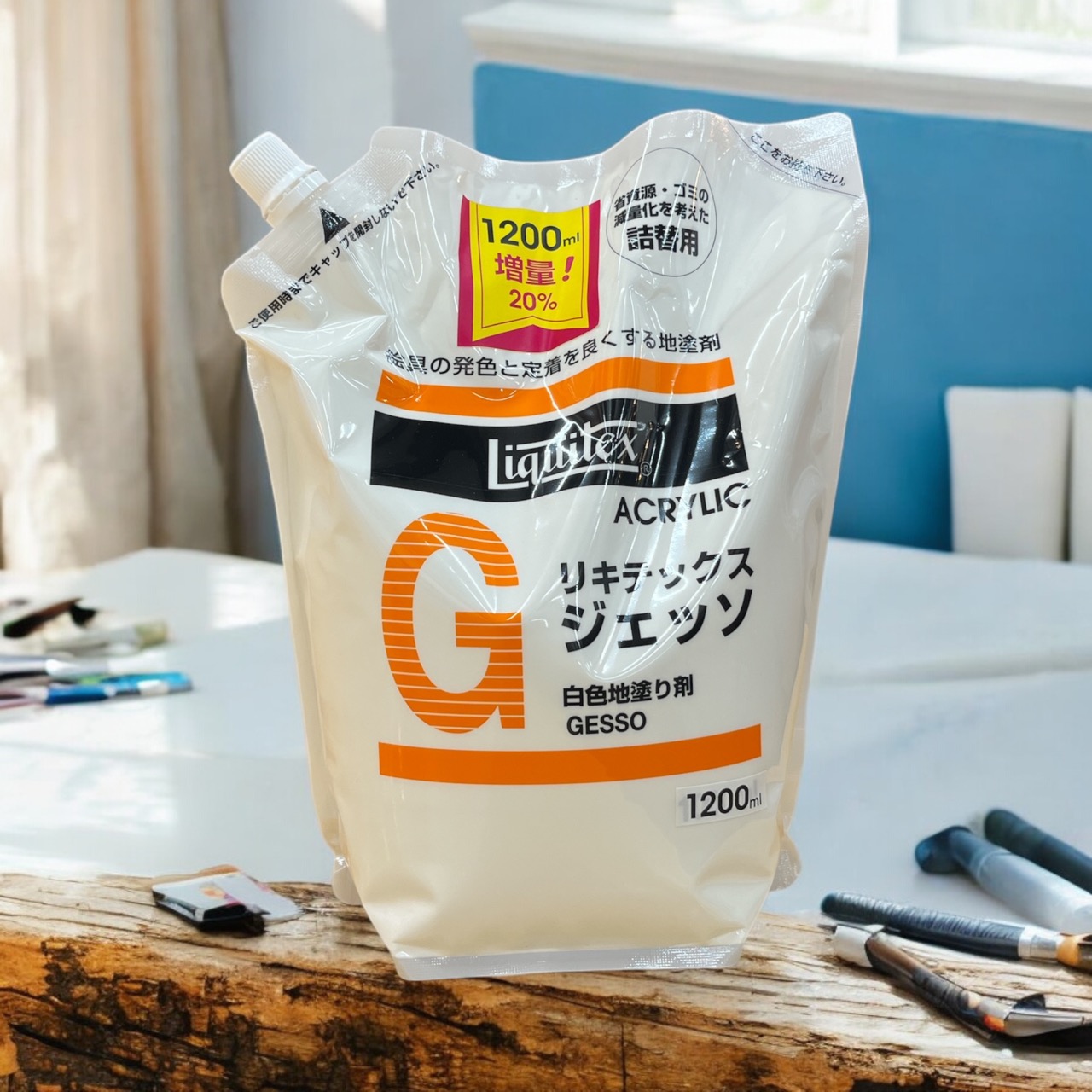 リキテックス ジェッソ 増量 1200ml詰替用パック 3個まとめ売り Amazon | リキテックス(Liquitex) アクリル絵具ジェッソ 詰替用