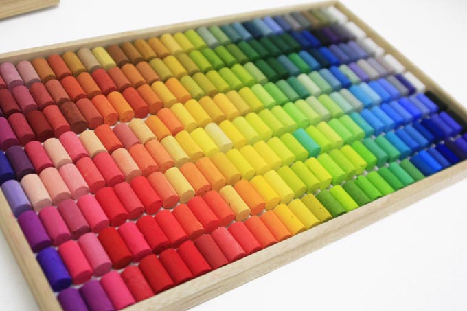 楽天市場】日本製 ゴンドラパステル 100色セット 木箱入 ソフト