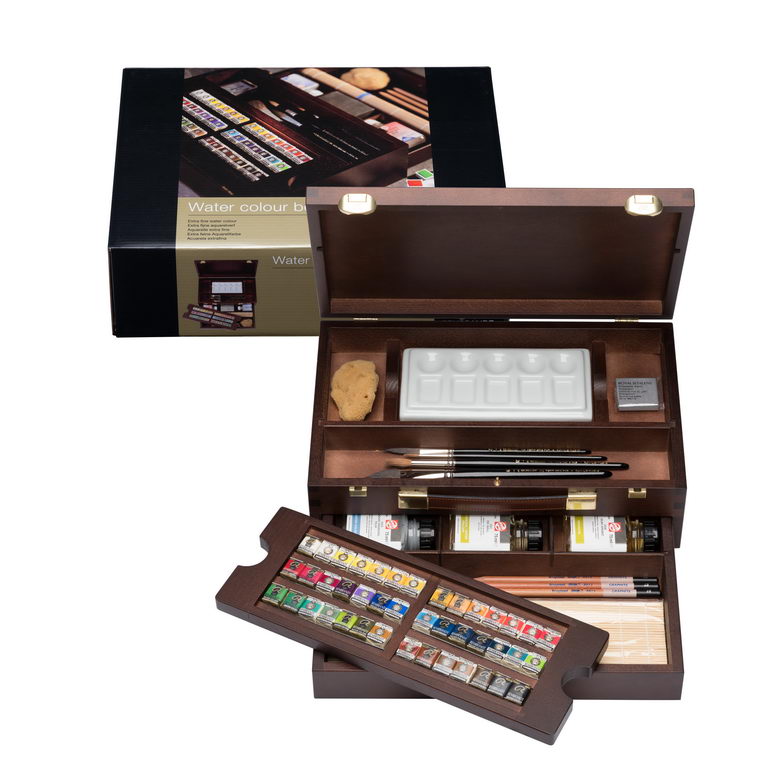楽天市場】【送料無料】レンブラント 固形水彩 絵の具 セット