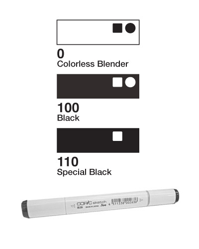 楽天市場 0 100 110 コピックスケッチ単色メール便可能 Copic Sketch A色 中善画廊