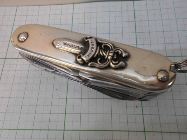 M.Y.レーベル　シルバー925 アーミーナイフ 楽天市場】CHROME HEARTS LARGE ARMY KNIFE DAGGER FRONT クロム