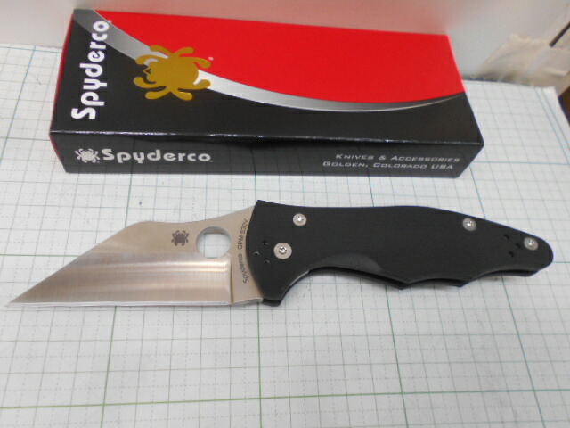 スパイダルコナイフ 警固役２ YOJIMBO 2  CPM S30V  G-10 手持ち部分USA製 (A-216) SPYDERCO KNIFE