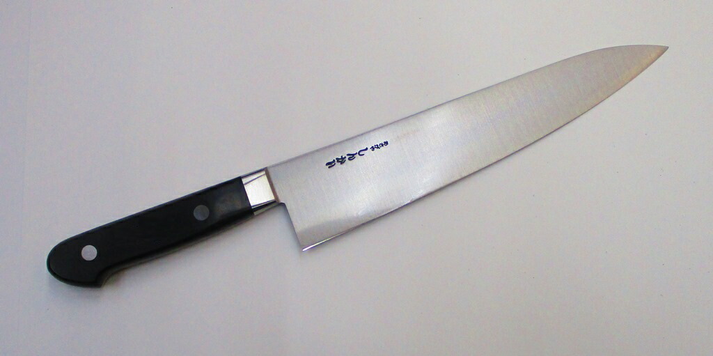 楽天市場】杉本 牛刀 (洋包丁) 27センチ 炭素鋼 (はがね) 品番 2127 Sugimoto Kitchen Knife 270mm High  Carbon Steel : 阿佐ヶ谷 しんかい