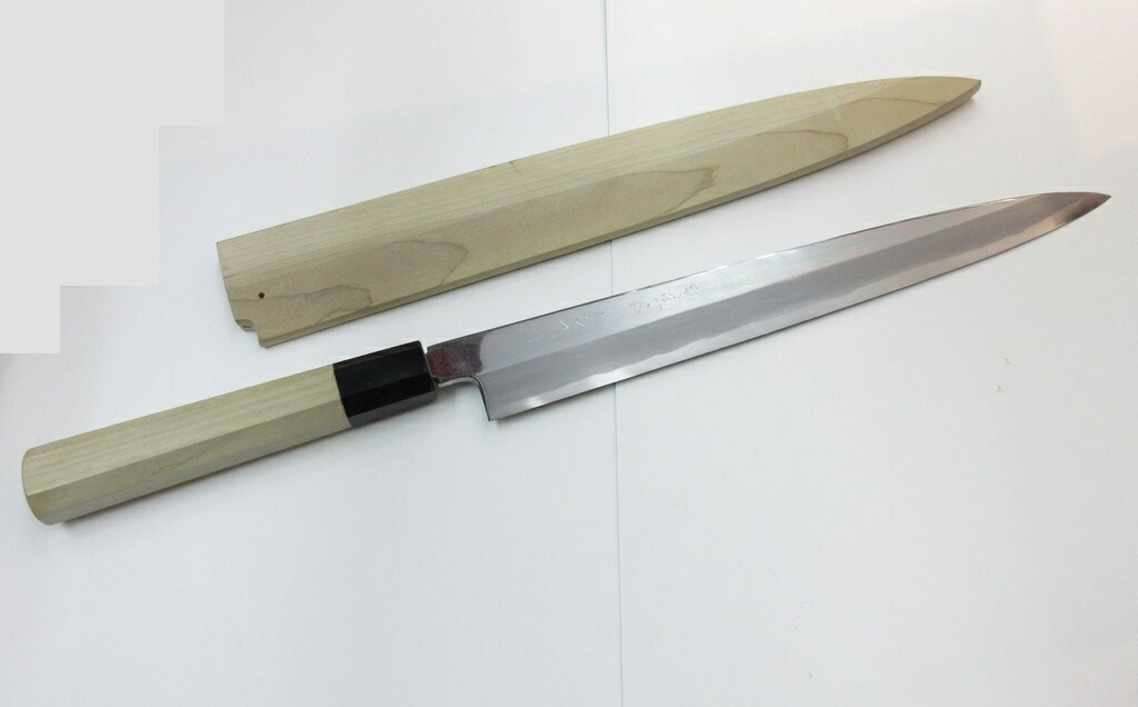 楽天市場】刀匠 加藤清志作 藤原良明銘 和牛刀 240mm 青紙鋼 包丁(KT-11) Kato Kiyoshi Wa Gyuto : 阿佐ヶ谷  しんかい