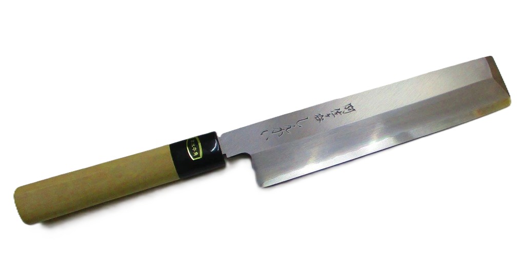 土佐　司　ダマスカス　切付　三徳　180mm 包丁　青紙　釣り　キャンプ　和包丁 土佐司ダマスカス切付三徳180mm 包丁青紙釣りキャンプ和包丁