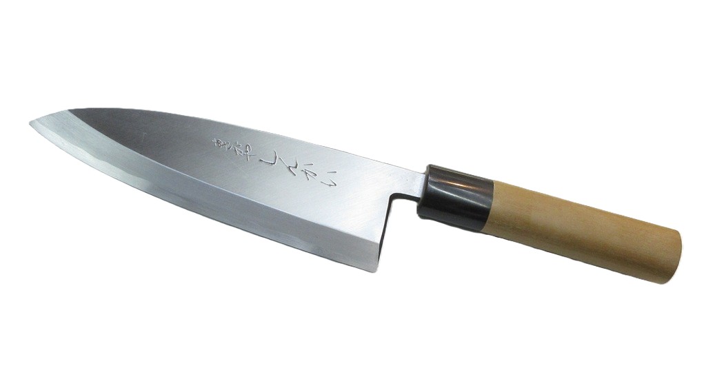 あさがや しんかい 出刃包丁 まかない方 左用 18糎 新規まき直し2号鋼 日本製 (HC-16)\u003cBR\u003e Asagaya Shinkai Deba Knife 180粍 LEFT Shirogami #2 キッチン用品・食器・調理器具-包丁・ナイフ