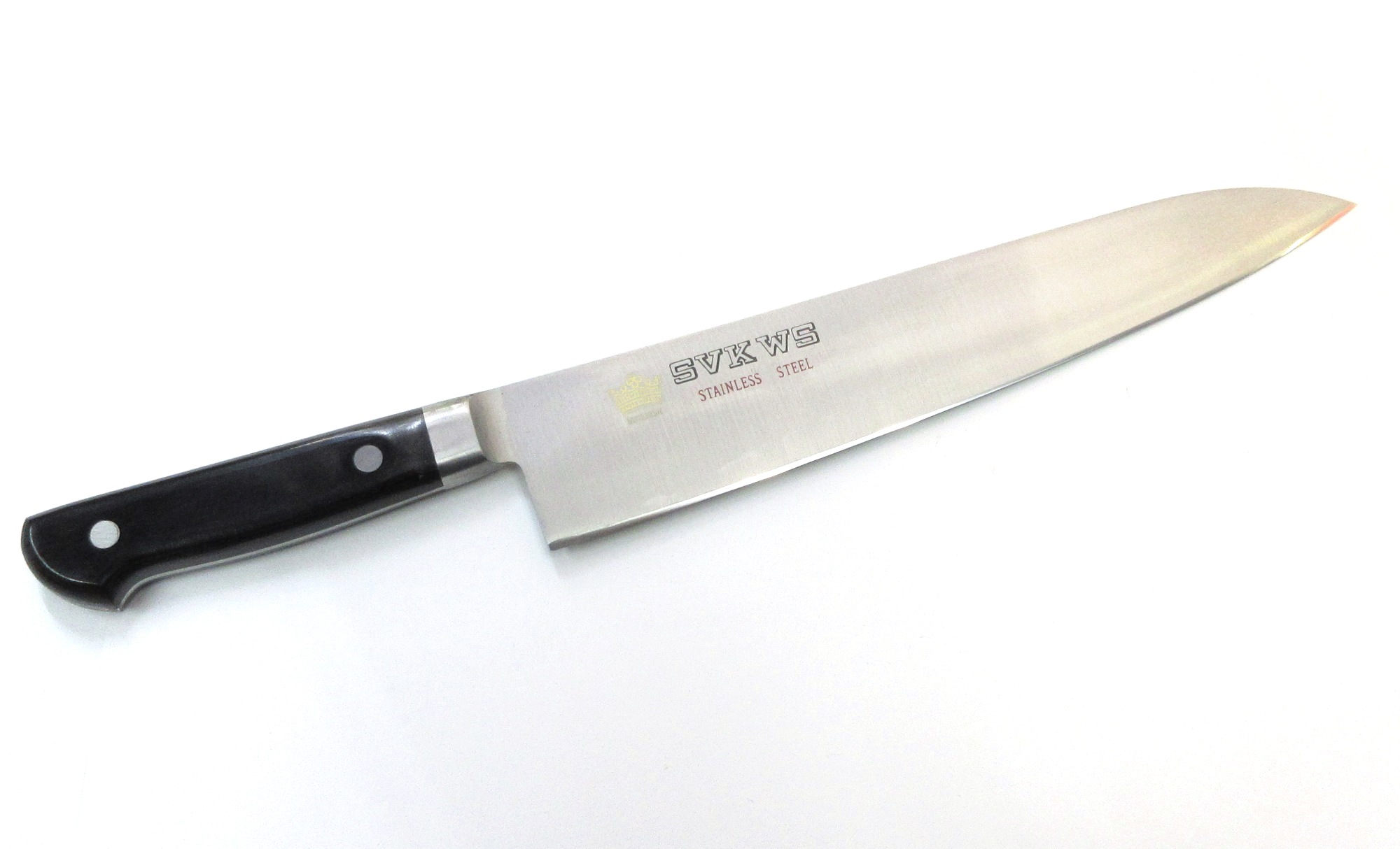 楽天市場】福本刃物 牛刀 (洋包丁) 柳薄郎 男の包丁 240mm ステンレス