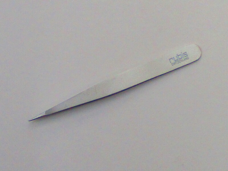 ルビス 精密高級毛抜き ポイント ピンセット型 スイス製 ツイーザー Rubis Tweezer 送料無料 新品