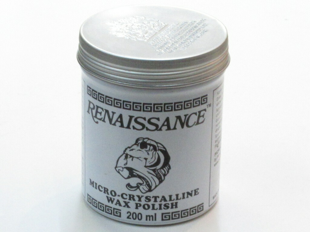 ルネッサンスワックス 200ml缶 大英博物館開発品 <BR>マイクロクリスタライン・ワックスポリッシュ RENAISSANCE MICRO-CRYSTALLINE WAX POLISH