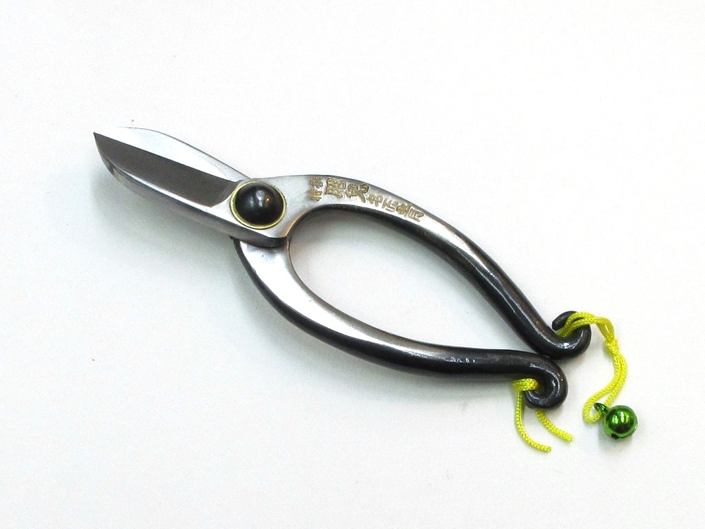 楽天市場】信正 花ばさみ 小型 半磨き 池坊 別誂 (上級品) 青紙鋼 12