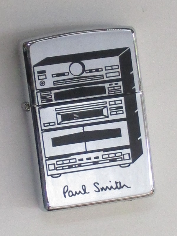 ポールスミス アパレル オーディオコンポデザイン ロゴマーク入り紙箱付き ポリッシュzippo 1998年5月製 未使用 Za 01 Paul Smith Rvcconst Com