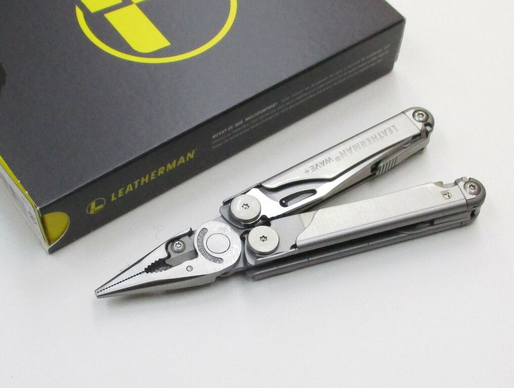 なめし革マン 物の具九寸五分 縮くれる つけ加える USA製 定め事インポート品 LEATHERMAN Wave Plus ウェイブ つけ加える