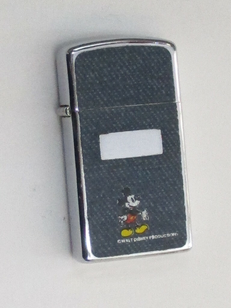 12月スーパーSALE ビンテージZippo ミッキーマウス スリムサイズ 1976