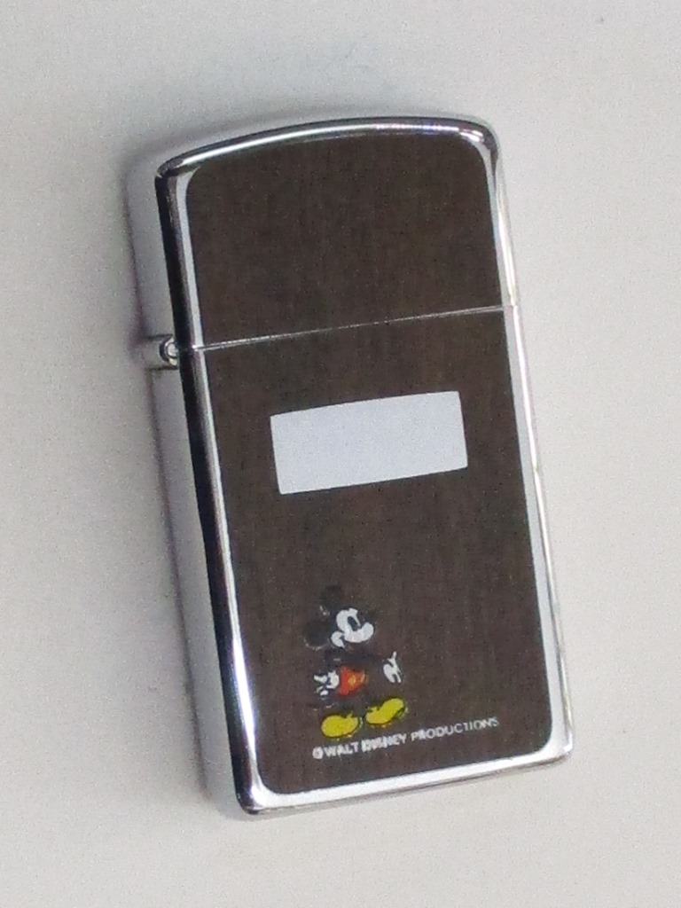 【楽天市場】ビンテージZippo ミッキーマウス スリムサイズ 1977年