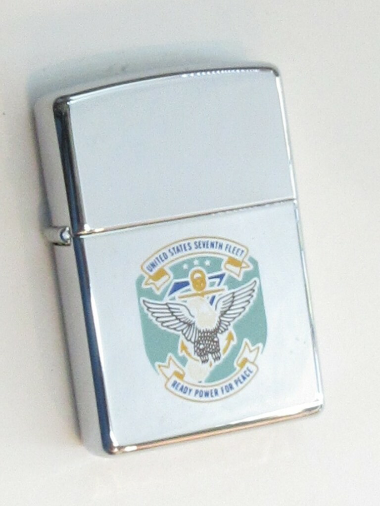 楽天市場】アメリカ海兵隊 バッジ貼り ブラッシュZippo 2000年3月製 未