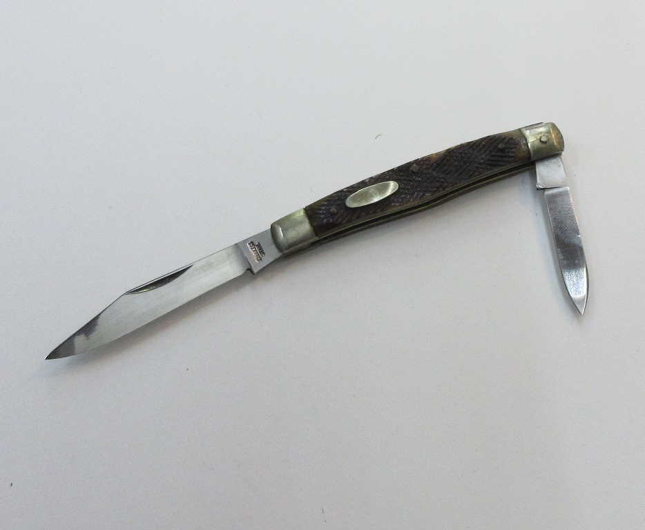 OLD関 ナイフ 2丁出 ボーンハンドル 昭和時代の日本製 (P-116) 本体 