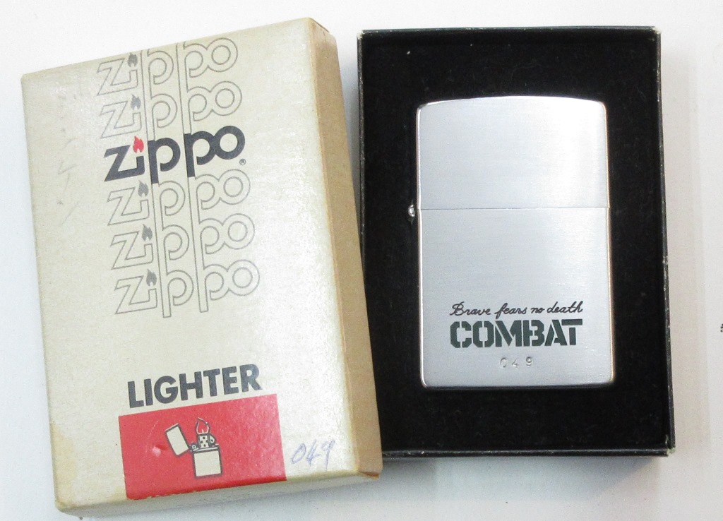 楽天市場】ビンテージZippo コンバットマガジン (雑誌) 100個限定 No,049 1979年製 未使用 箱付き (AM-24) : 阿佐ヶ谷  しんかい