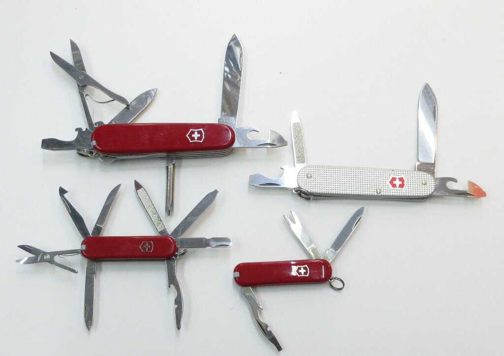 楽天市場】ビクトリノックス アーミーナイフ 4個セット 【中古】(K-651) VICTORINOX ナイフ本体のみ : 阿佐ヶ谷 しんかい