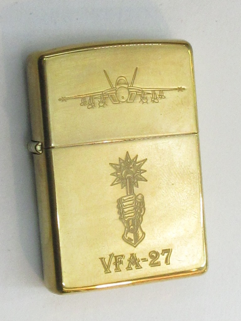 楽天市場】VFA-27 ロイヤルメイセス ポリッシュブラスZippo 2007