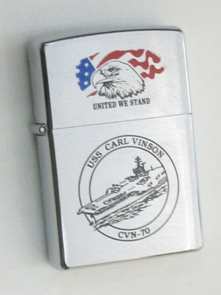 楽天市場】原子力空母 カールビンソン ブラッシュZippo 1999年製