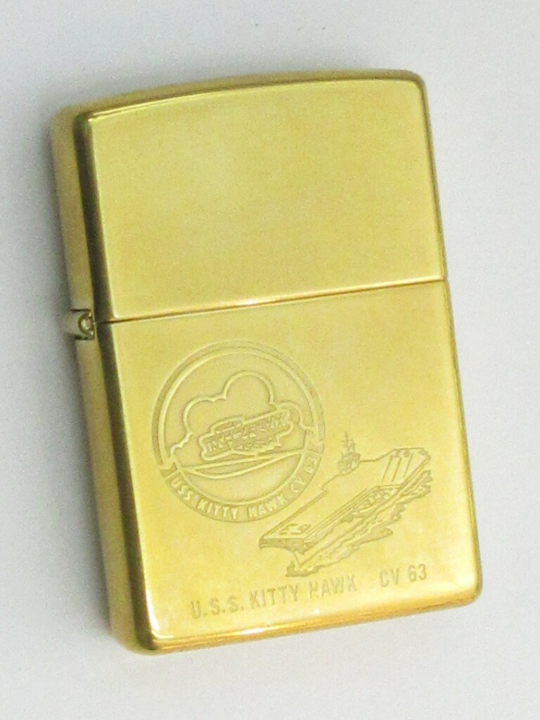 米軍　 空母ジッポ 未使用 新品 楽天市場】航空母艦 キティホーク&富士山 ブラッシュZippo 2000