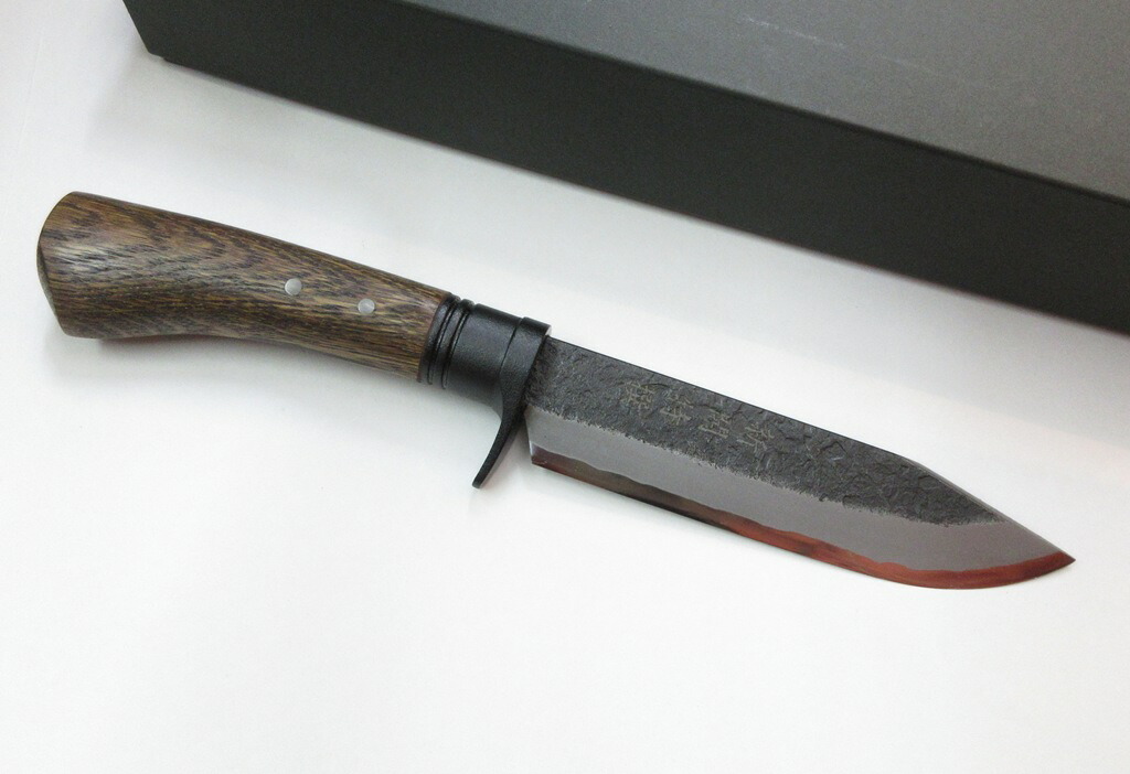 楽天市場】新開 しんかい 特撰 剣鉈 ケンナタ 両刃 100mm 青紙鋼