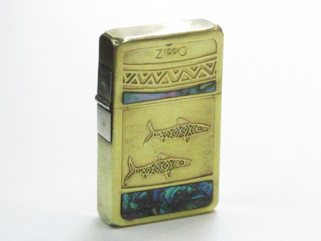 楽天市場】ヌーボ ーZippo ポリッシュブラス 無地 変色あり 1992