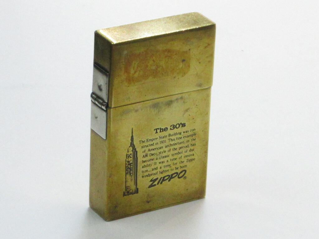 楽天市場】ヌーボ ーZippo ポリッシュブラス 無地 変色あり 1992