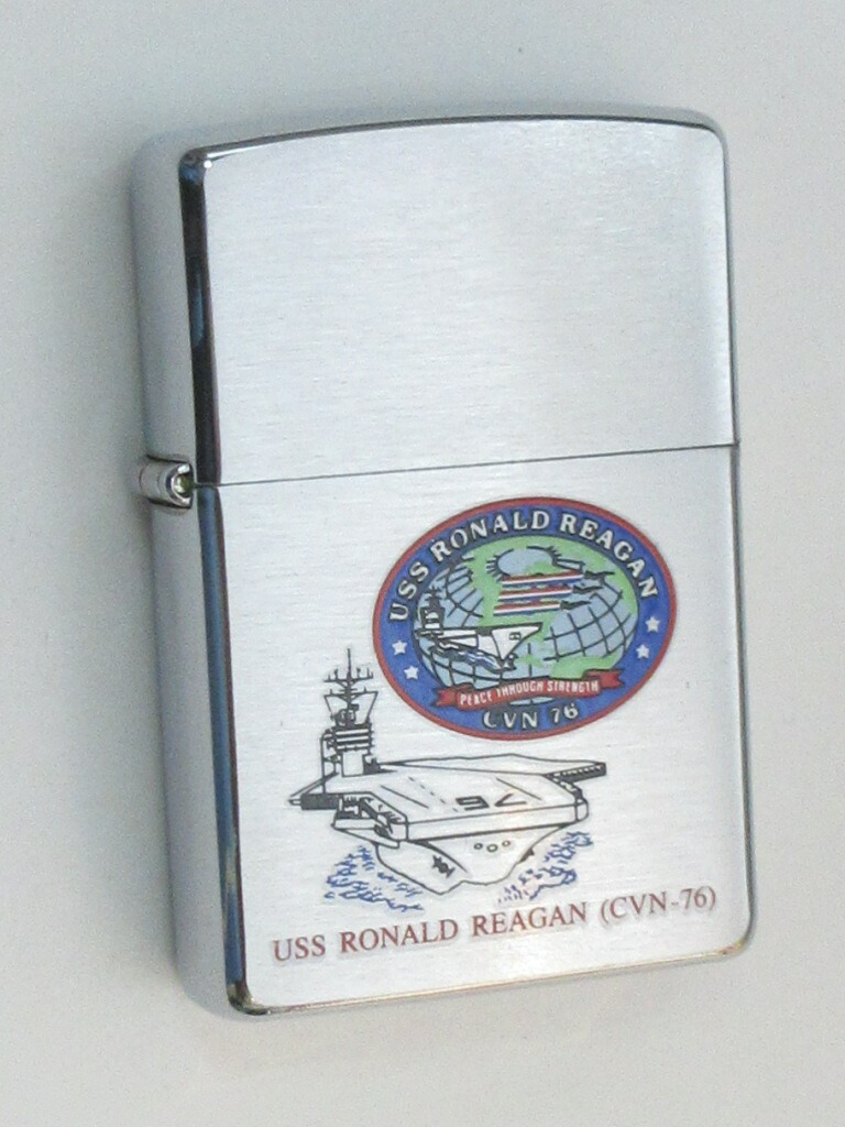 楽天市場】原子力航空母艦 ロナルド レーガン ブラッシュZippo