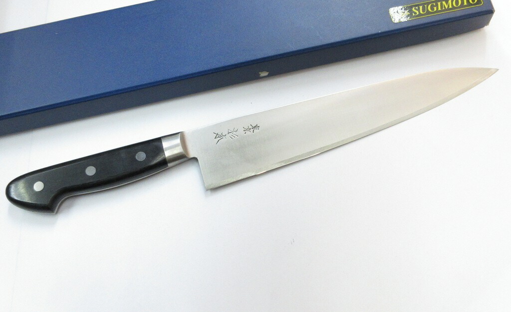 楽天市場】杉本 牛刀 (洋包丁) 18センチ 炭素鋼 日本製 (メーカー型番