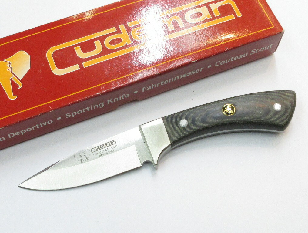 クードマン 九寸五分 245 狩り人 440ステンレス鋼 エスパニア製 (F-240) Cudeman Cuchillo Deportivo