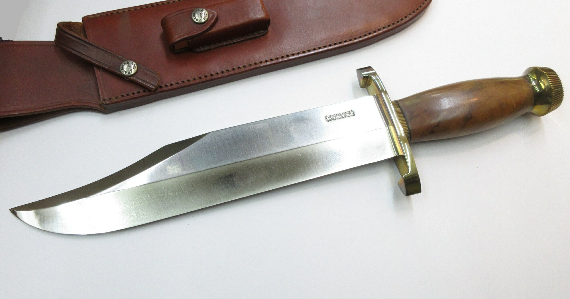 ランドール 九寸五分 M12-11 スミソニアンボウイ O-1カーボン鋼 ウォルナットコマンドハンドル  (F-456) Randall