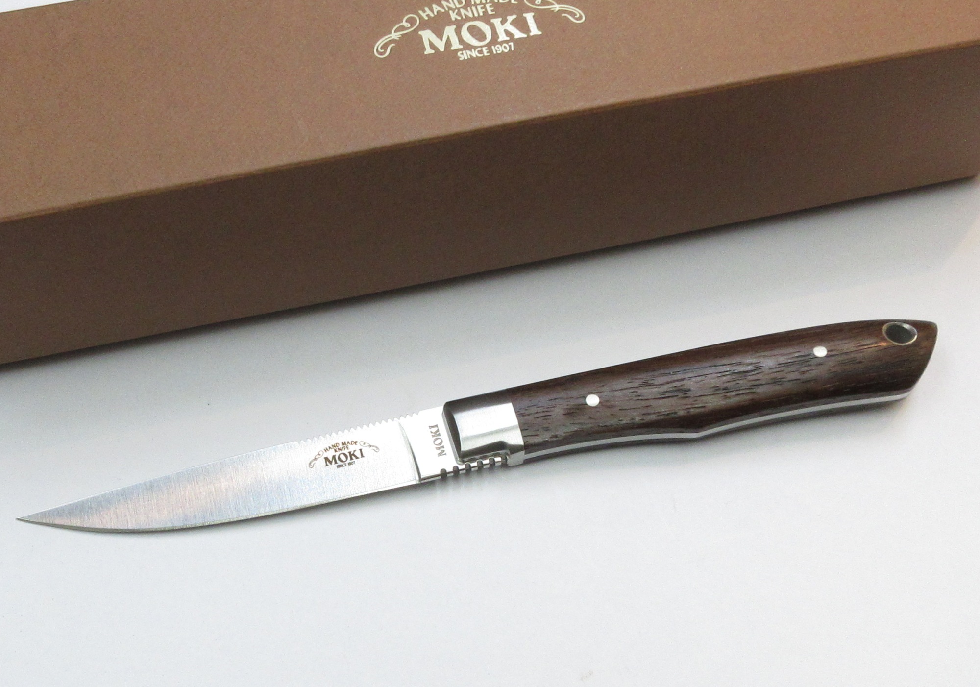 廃番品？ MOKI 折りたたみナイフ 白蝶貝 【公式通販】