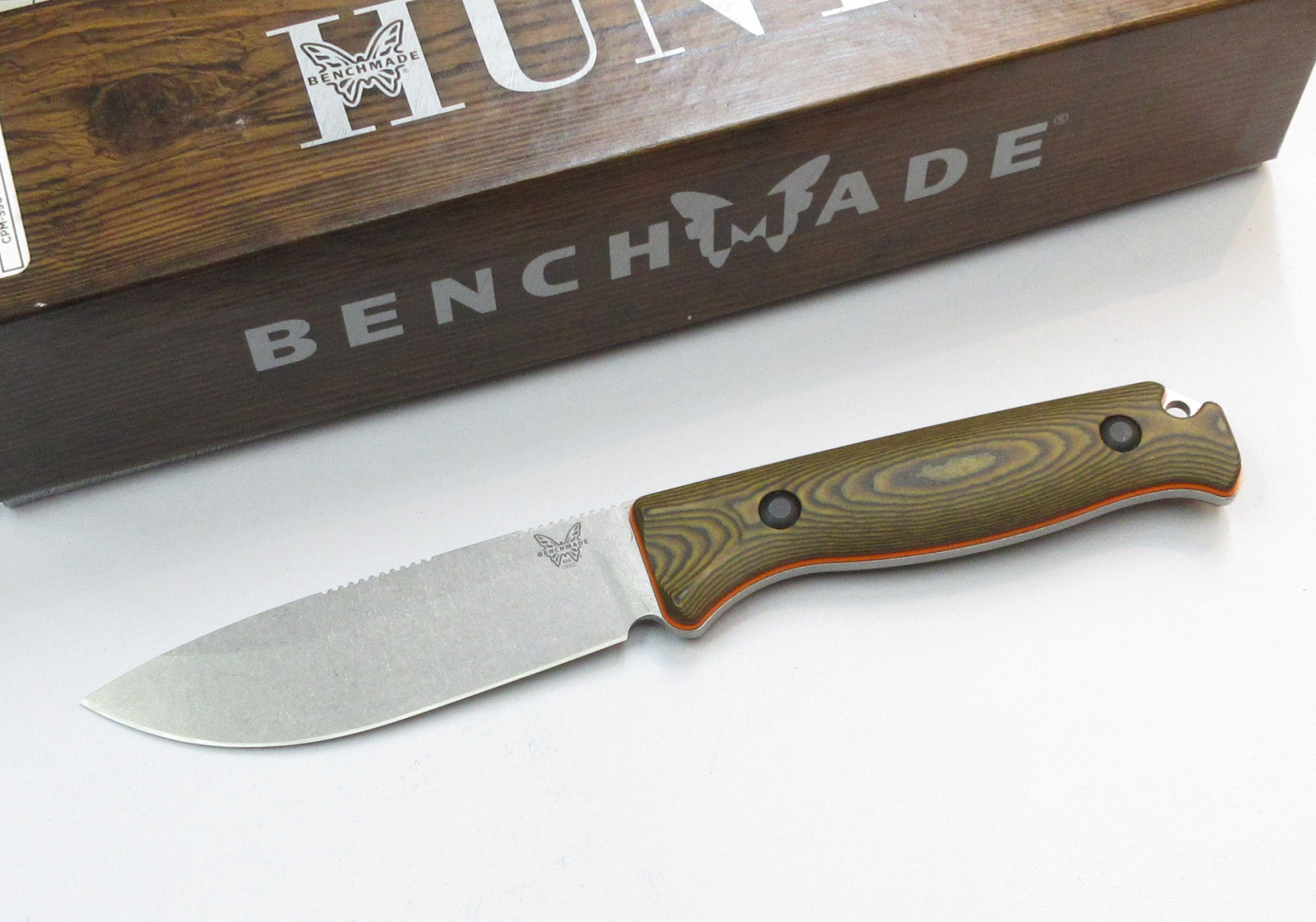 長椅子お手伝いさん 九寸五分 15002-1 サドルマウンテンスキナー  S90V USA製 (F-620) BENCHMADE HUNT SADDLE MAUNTAIN SKINNER