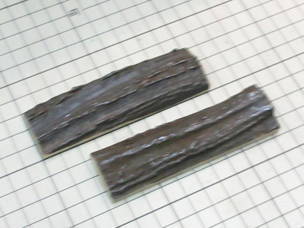 スタッグ 鹿角 サンバースタッグ 28x100mm 厚み9-12mm程度 2枚組 (スタッグ-77)｜阿佐ヶ谷　しんかい